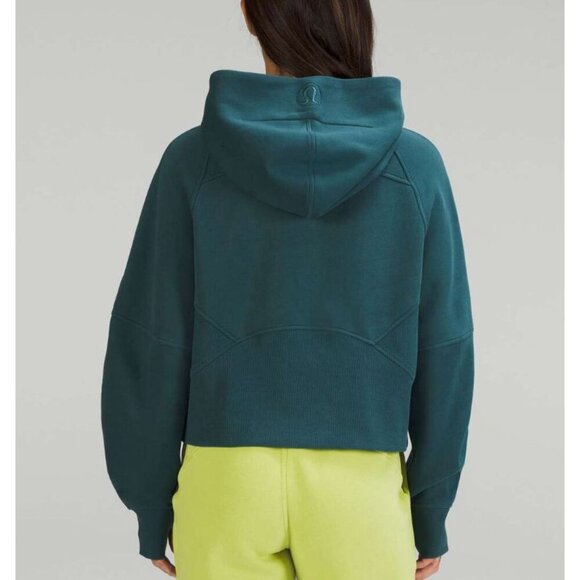 Lululemon Scuba Oversized Half-Zip Hoodie Green Jasper Size XS/Small - Picture 2 of 8